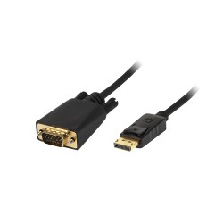 Kábel DisplayPort-VGA 1,8 m – kábel s konektormi