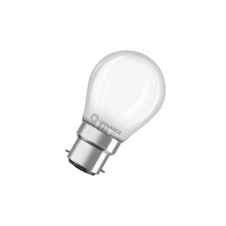LED žiarovka Ledvance B22d 4,8 W guľatá – matná žiarovka