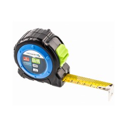 Meter zvinovací HOEGERT HT4M411 8 m × 25 mm oceľ – zvinovací meter