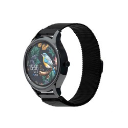 Hodinky SMART FOREVER ForeVive3 SB-340 čierne – hodinky s pleteným remienkom