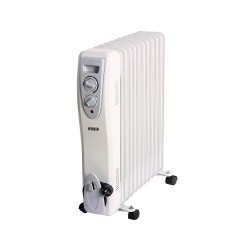 Olejový radiátor 11 článkov 2500W NOVEEN OH11 – biely olejový radiátor