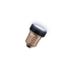 Žiarovka OSRAM LED FLAT28 E27 3,5 W/840 – plochá žiarovka šikmo