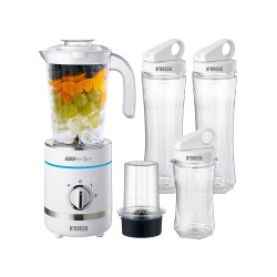 Mixér Smoothie NOVEEN SB2100 WHITE X-LINE 500 W – mixér s nádobami