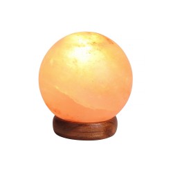 Soľná lampa RABALUX Ozone 4093 – guľatá soľná lampa svieti