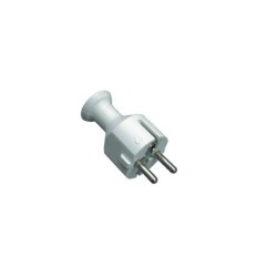 Vidlica 230V biela priama WT-40 – biela priama vidlica