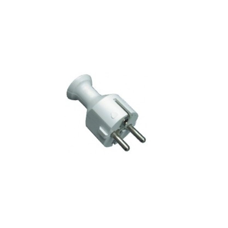 Vidlica 230V biela priama WT-40 – biela priama vidlica
