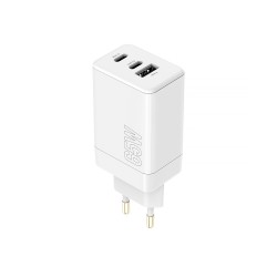 USB adaptér MAXLIFE MXTC-08-65ACC PD QC 65 W biely – adaptér