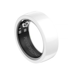 Prsteň inteligentný TRINITY SR01 biely veľ. 8 – biely prsteň