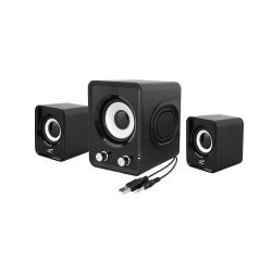 Reproduktory k PC so subwooferom LTC LXKS201CZ 2.1 11 W čierne – súprava
