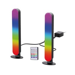 Herné RGB svetlá SOLIGHT WL916 – dve svetelné lišty s ovládačom