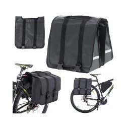 Dvojkomorová brašňa na nosič bicykla 35 l RALLEX – brašňa a detaily