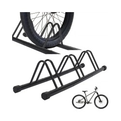 Stojan na zem pre 3 bicykle HS-039 – stojan s kolesom