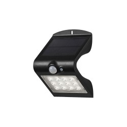 Svietidlo LED LEDVANCE ENDURA FLOOD BUTTERFLY SOLAR 1,5W 4000K čierne s pohybovým senzorom – nástenné svietidlo so solárnym pane