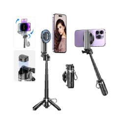 Selfie tyč 3v1 MONOPOD XO SS22 magnetická MINI – použitie tyče