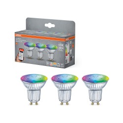 Žiarovka OSRAM LED SMART WIFI GU10 4,7W RGBW 3 ks – tri žiarovky s balením