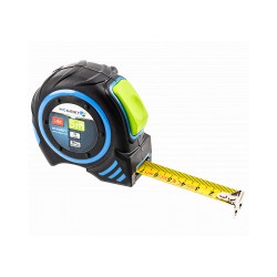 Meter zvinovací HOEGERT HT4M401 5 m × 19 mm nylon obojstranný – zvinovací meter