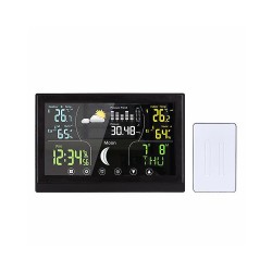 Meteostanica SOLIGHT TE110B čierna – meteostanica s čidlom