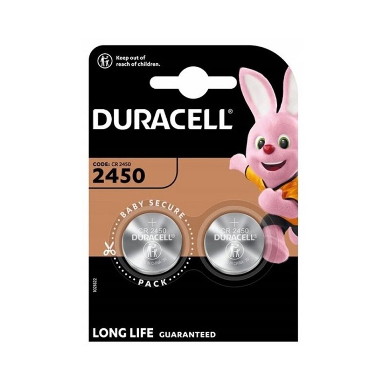 Batéria DURACELL CR2450 2ks – blister s dvomi batériami