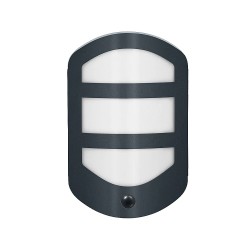 Svietidlo OSRAM ENDURA Style Plate Wall Sensor 12W Dark Grey – tmavosivé svietidlo so snímačom