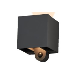 Svietidlo OSRAM ENDURA Style Adjustable Beam Sensor 2,5W USB – tmavosivé kockové svietidlo so snímačom