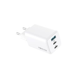 USB adaptér FOREVER TC-08-65ACC GaN PD QC 65 W biely – adaptér