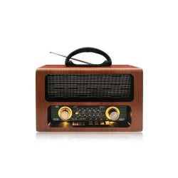 Rádio prenosné LTC ARNO – retro rádio v dreve