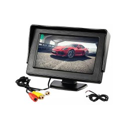 Monitor pre parkovaciu kameru APT AK331 – monitor s káblami