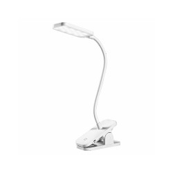 Stolová LED lampa 5,2W 4000K OSRAM PANAN CLIP na štipec biela – biela lampa so štipcom