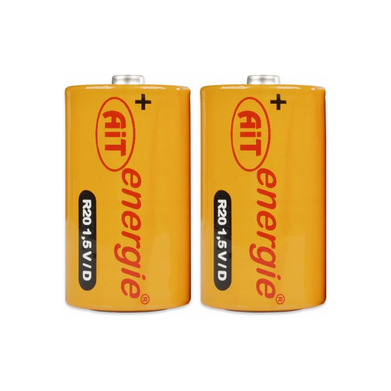 Batéria AIT R20/D Silver – dve batérie R20