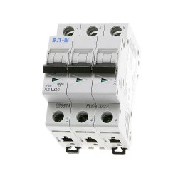 Istič EATON PL6-C32/3 – trojpólový istič zo šikma