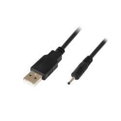 Kábel USB-A – DC 0,7/2,5 1,5 m – napájací kábel USB na DC konektor