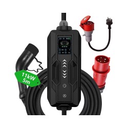Cestovná nabíjacia stanica IMMAX NSE001 EV/PHEV typ 2 11 kW – nabíjačka s káblom a konektormi