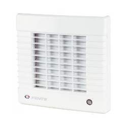 Ventilátor VENTS 100MAT žalúzia + dojazd – biely ventilátor so žalúziou