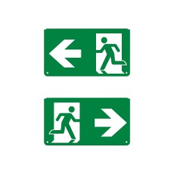 Piktogram VĽAVO/VPRAVO pre núdzové svietidlo LEDVANCE EM Exit – piktogramy