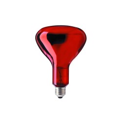 Žiarovka výhrevná E27 100W PATRON 05696 – červená infražiarovka