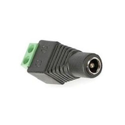 Konektor DC 2,1 mm samica na skrutky – konektor