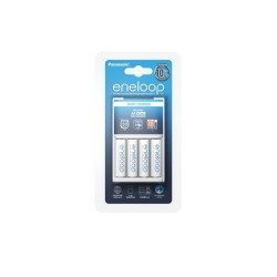 Nabíjačka Panasonic ENELOOP BQ-CC51 Basic + 4× AA biele – nabíjačka v balení