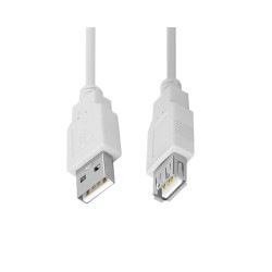 Kábel USB-A predlžovací 4 m – detail konektora a zdierky