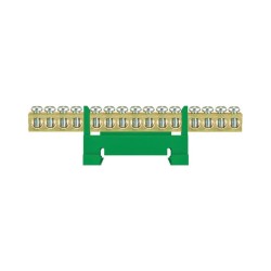 Mostík nulový 15x16 mm² zelený – zelený nulový mostík