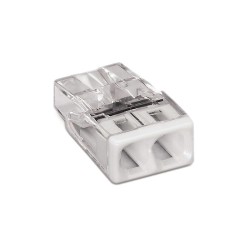 Svorka WAGO 2273-202 MINI – biela dvojnásobná svorka WAGO