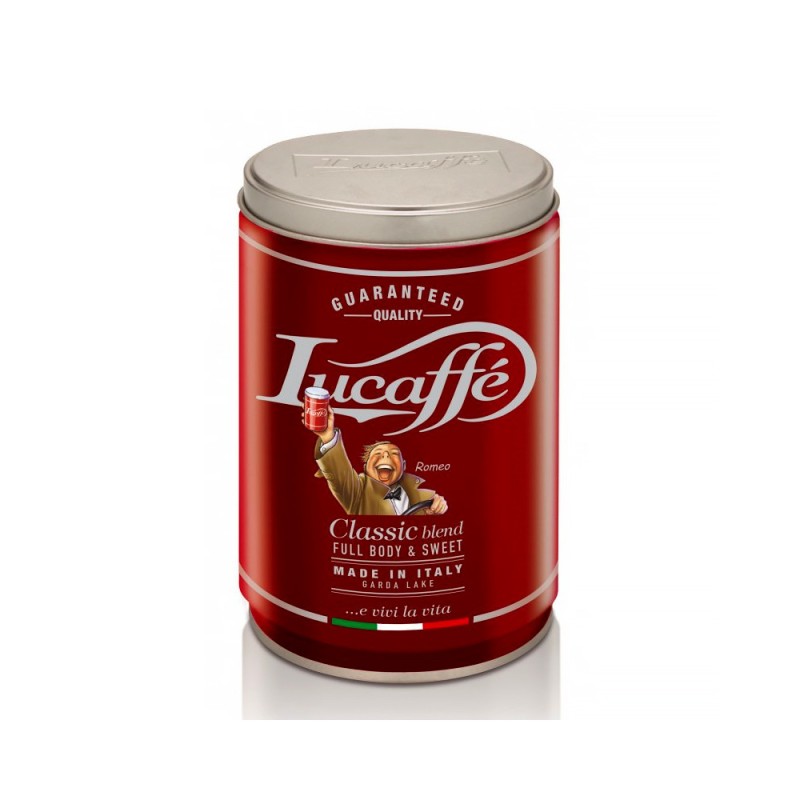 Káva LUCAFFE Classic mletá 250 g – plechovka