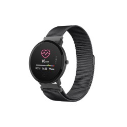 Hodinky SMART FOREVER ForeVive SB-320 čierne – hodinky s kovovým remienkom