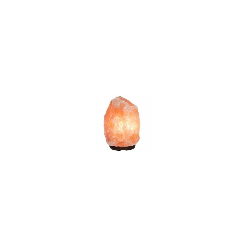 Soľná lampa 1-2 kg na 230 V – soľná lampa na drevenom podstavci