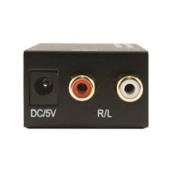 Prevodník optika/coaxial na 2RCA DTAHIFI – prevodník zozadu
