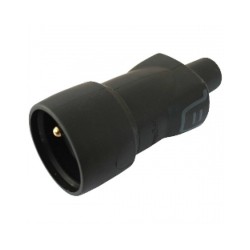 Zásuvka spojovacia 230 V gumová IP45 LEGRAND 050446 – čierna gumová zásuvka