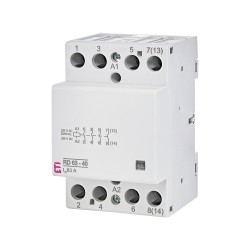 Stýkač modulárny ETI RD63-40 – modulárny stýkač 3 moduly