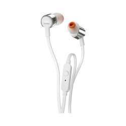 Slúchadlá JBL T210 strieborné – slúchadlá s ovládačom