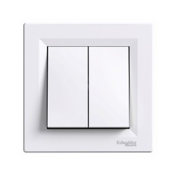 Vypínač č.5B SCHNEIDER ASFORA biely – vypínač
