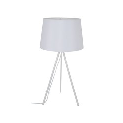 Stolová lampa Milano Tripod trojnožka 56 cm SOLIGHT WA005-W – biela lampa s trojnožkou