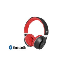 Bluetooth slúchadlá MIZZO – červené slúchadlá na uši